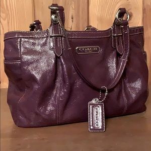Coach purse. Plum color is really unique.